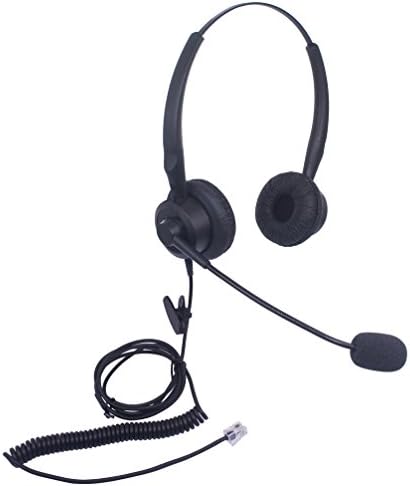 Audicom H201CSB Бинауральная Слушалки за кол център на Слушалки с микрофон за IP телефони Cisco Unified Телефон