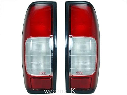 K1AutoParts 1 Чифт Задни светлини Задните Светлини за Nissan Navara D22 Outlaw Frontier (САЩ) 1996-2004 (Не са