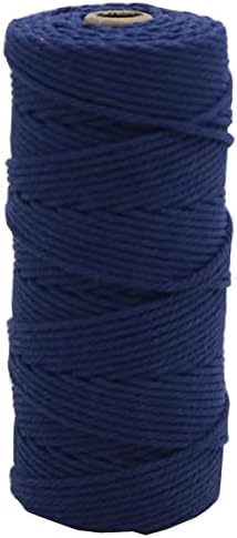 Мека въже Ресни 3 мм идеална за връзване на възли, Цветни Памучни Въжета за diy, Плетене, произведения на изкуството,
