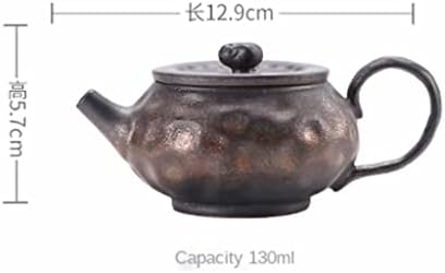 XWOZYDR Керамичен Чайник Кунг-фу, Определени чай Малък Чайник Уникален Чайник Чайника (Цвят: A, Размер: 5,7 см)