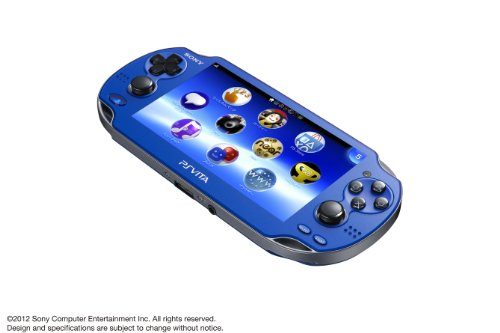 PlayStation Vita Wi-Fi, сапфирово синьо, японската версия