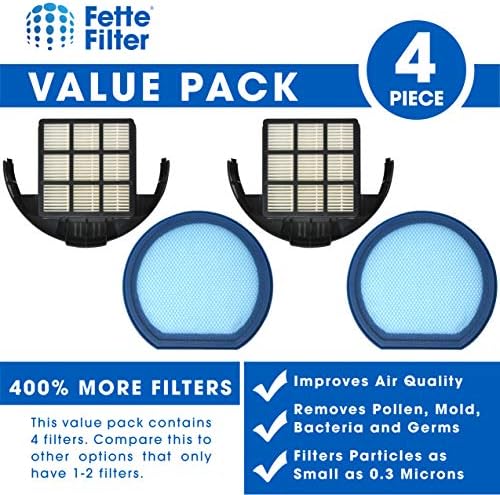 Филтър Фетте - Комплект вакуумни филтри, съвместим с вертикални вятърни тръби серия Hoover T без торбичка - да се Сравни
