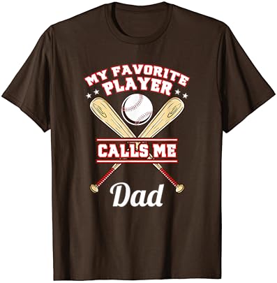 Моят любим играч Ме нарича татко В Бейзболна фланелка