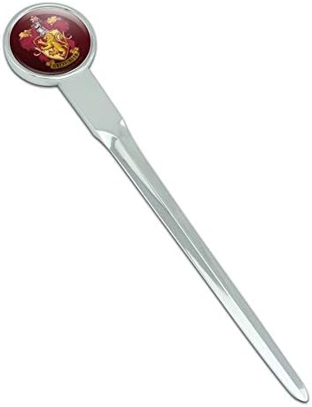 Герб Хари Потър Грифиндор с рисувани Класически метален нож за отваряне на пликове и писма, с хромирано покритие