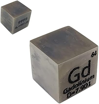 Полиран Елементарен куб от твърди метали Плътност на Кубчета с Акрилна кутия за обучение на събиране на елементи