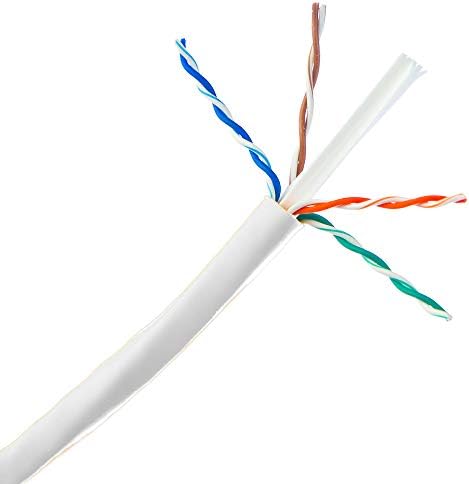 Ethernet кабел ACCL 1000ft Cat6 UTP, Плътен, Разтегателен, Бял, 1 бр