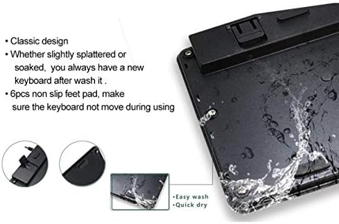 Клавиатура BoxWave е Съвместима с Lenovo IdeaPad Flex 5 (14 инча - 82R9) (клавиатура от BoxWave) - Водоустойчив