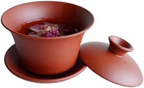 Чаша за чай кунг-фу zisha red brown 4 грама / 130 мл чаша yixing (червена) (изцяло червена)