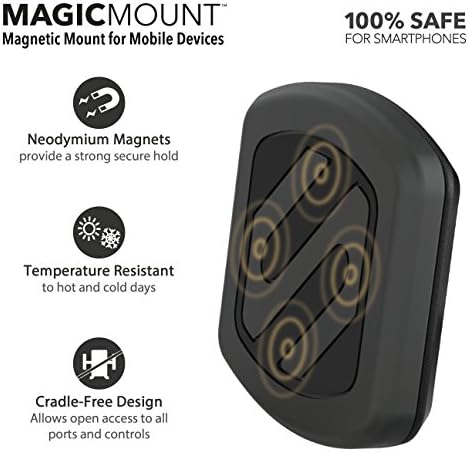 Магнитно закрепване за телефон Scosche MBM2SMI MagicMount на Велосипед, Универсална засаждане, 360 вида, Регулируеми