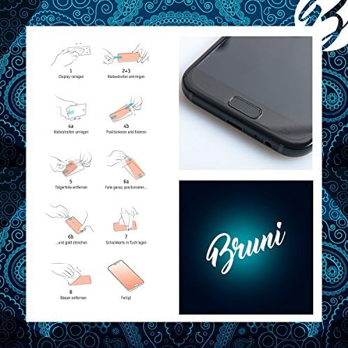 Защитно фолио Bruni, Съвместима със Защитно фолио Huawei MateBook D 14 2021, Кристално Чиста Защитно фолио (2 ПЪТИ)