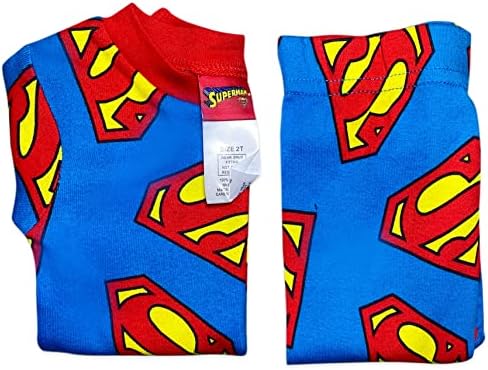 Пижамный Комплект за момчета с Свръхчовек Лигата на Справедливостта DC Comics от 2 теми