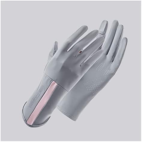 TOPOB Слънчеви ръкавици от ледената коприна, женски улични ръкавици със сензорен екран, които предпазват от ултравиолетовите
