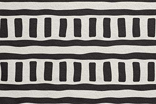 Кърпа за Разплод подложка за Йога Ambesonne, Съставен от ръката на Абстрактна Рисунка с Криволинейными линии и форми,