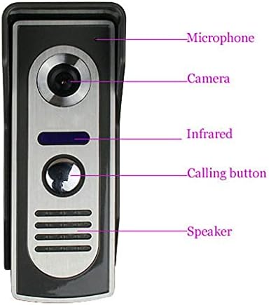 ZHUHW Домофон, Звънец 7 TFT LCD Кабелна видео домофон Система на Вътрешния Монитор 700TVL Външна IR Камера Поддръжка