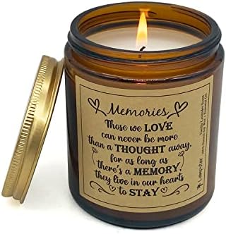 Lampstar Мемориал свещ в памет на любимия си човек | Запомнящи се подаръци във връзка със загуба на майка, Баща, Любим човек, Спомени, Съболезнования, Съчувствие Подарък