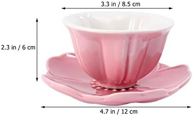 Чашата за кафе Expresso 1 Комплект Керамични Чашка и Чинийка с Уникален Набор от Чаени Чаши и ястия Кафеена Чаша