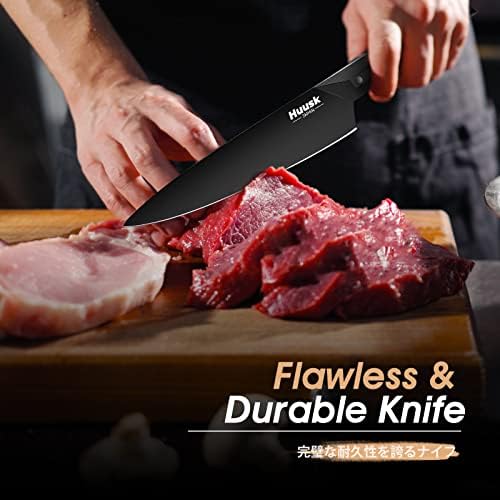 Японски нож Huusk, Ножове За Рязане на Месо Ръчно Коване В Комплект с Японски Нож на Главния готвач от Неръждаема Стомана AUS
