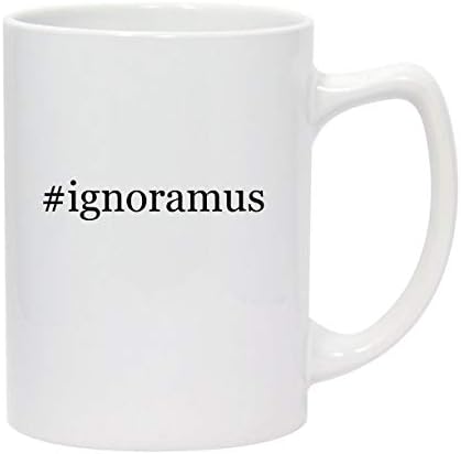 Продукти Molandra ignoramus - Хэштег 14 грама Бяла Керамична Кафеена Чаша на държавник