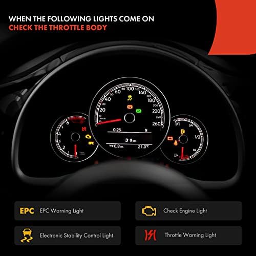 Корпуса на педала на газта Премиум-клас в събирането на TPS сензор е Съвместим с Toyota Camry 2012-2018, RAV4 -2017,
