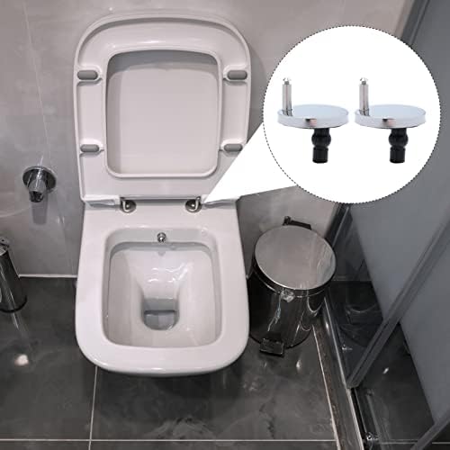 Angoily Седалки за тоалетна 2 елемента Болтове Винтове Плотове Универсален Винт с Панти, Облицовки на Покрива Седалки