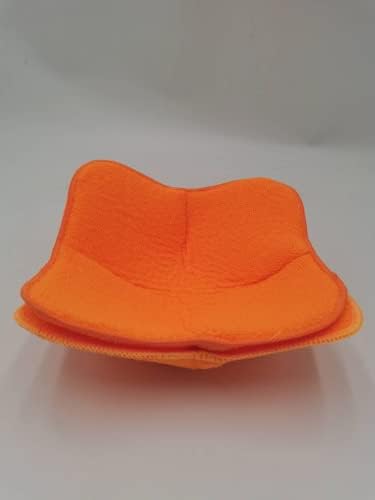 Комплект от 2 оранжеви кърпички за микровълнова печка, поставки за горещи съдове за готвене - Добри kitchenware