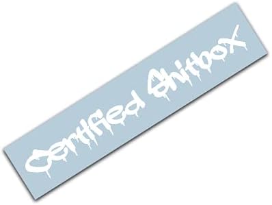 Сертифициран Банер на Предното Стъкло Shitbox Vinyl Стикер-Стикер 23 x 3,5