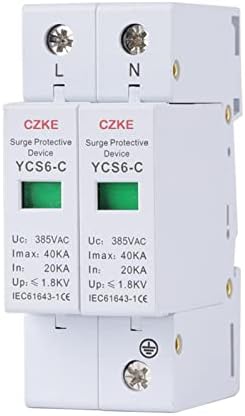 NUNOMO YCS6 Series AC SPD 2P 385V Защита от пренапрежение За дома Защитно низковольтное Битово устройство