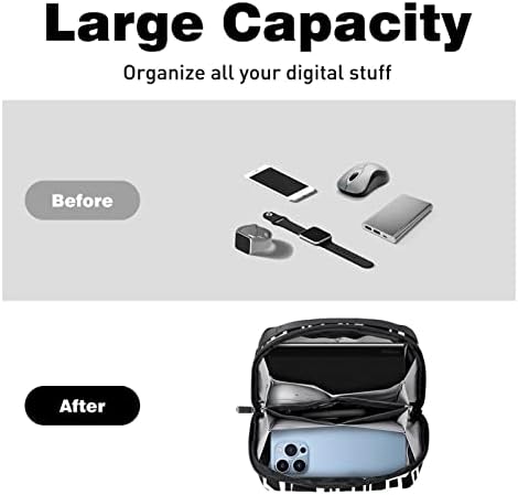 Електронен органайзер за пътуване, преносима техническа чанта, Калъф за електронни аксесоари, водоустойчив