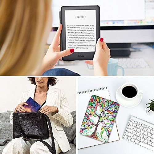 Калъф за Kindle 10-то поколение 2019 г. съобщение (номер на модела J9G29R) - Тънък Защитен калъф за автоматично събуждане