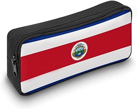 Флаг Коста-Рика молив случай за Моливи Чанта За Химикалки в Кутия с Органайзер За Съхранение на Канцеларски Материали