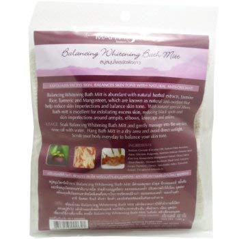 Рукавица за баня Maithong Balancing Skin Whitening Витамин е, Естествени Екстракти от билки, Антиоксиданти, нето Тегло