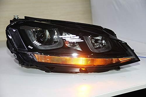 Универсален от 2013 до 2014 г. за VW Golf 7 LED U Angel Eyes Фарове САЙ