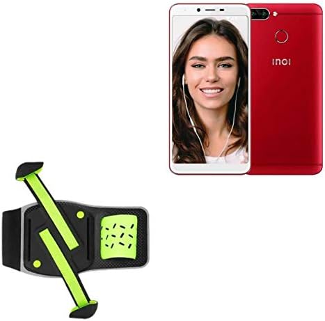 Кобур Inoi kPhone 4G, Регулируема превръзка BoxWave® [FlexSport Armband] за тренировки и тичане за Inoi kPhone 4G