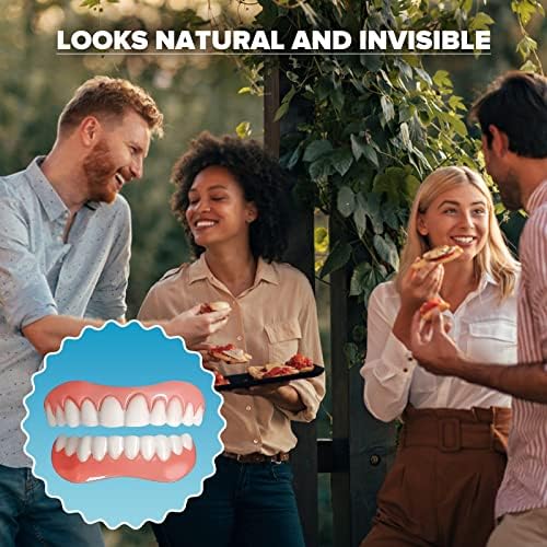 2 бр., Фасети, Гнездо за зъбни протези за жени и мъже, Зъбни Фасети за Временно възстановяване на зъбите на Горната и Долната