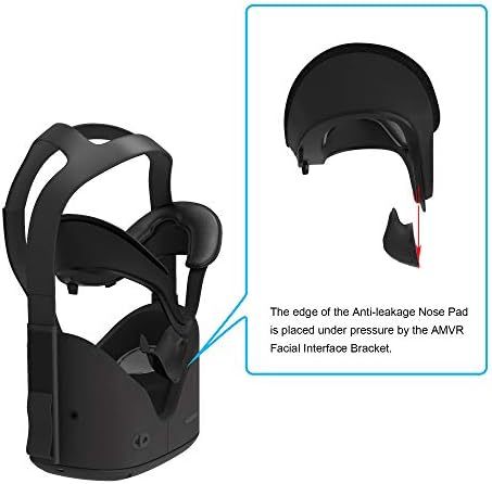 Скоба за лична интерфейс AMVR VR и накладка за лице от стиропор от изкуствена кожа, работа на смени накладки за