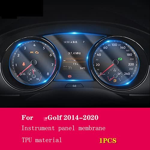 MGUOTP Автомобилна Вътрешна Таблото Мембрана TPU LCD Екран Протектор Декоративен Срещу Драскотини, за Volkswagen Golf 6