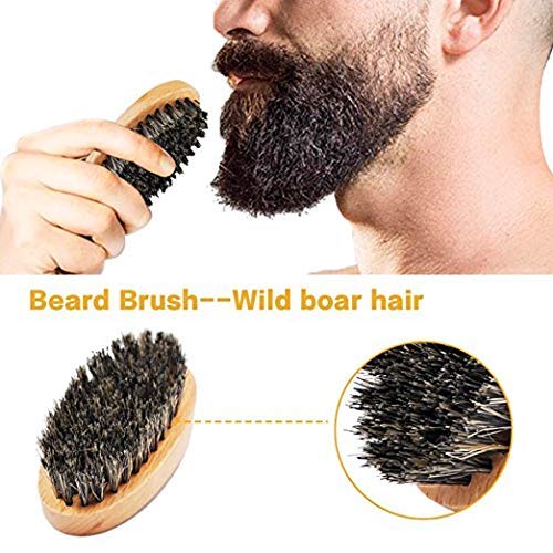 Комплект за растеж на брада за мъже, Комплект за Оформяне на брада С Шампоан за измиване на Брадата, 3 Опаковки Масло За Растеж
