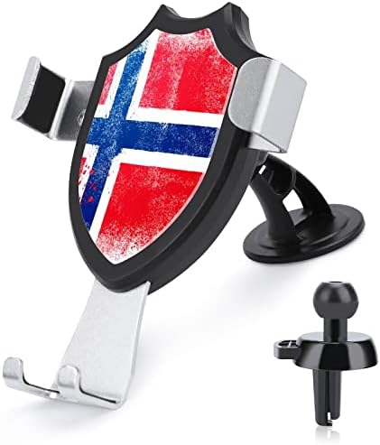 Проблем Флаг на Норвегия Кола Телефона С Дълга Дръжка, На Присоске Поставка За Телефон Универсална Кола Планина за Смартфони