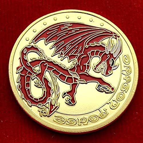 Копирна Монета Летящ Дракон, Кон, Феята На Зъбките Любима Монета Възпоменателна Монета Сребърно Покритие Щастливата Монета