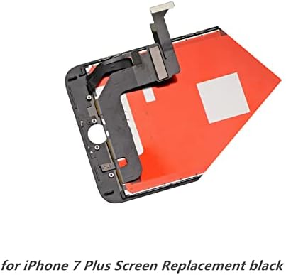 за iPhone 7 Plus Black Комплект за смяна на екрана Оригинален 5,5-Инчов Черно 3D LCD Сензорен Дисплей, Дигитайзер,
