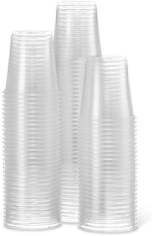Настройки [200 Чаши] 3 Грама Прозрачни Пластмасови за Еднократна употреба Чаши за Еднократна употреба За Напитки, Баня, Изплакване,