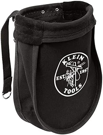 Чанта за инструменти Klein Tools 51A, Универсална чанта за носене гайки и болтове с Вътрешен джоб, платно № 10, 9 x 3,5