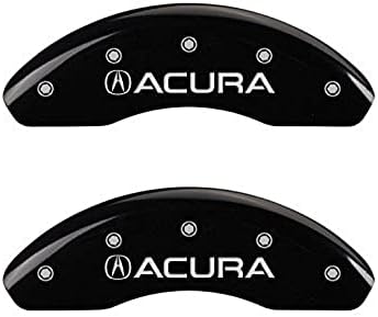 Капачки на челюстите MGP 39008SACUBK са Покрити с Черно прахово покритие, с надпис Acura/Ацура, покриване на шублер