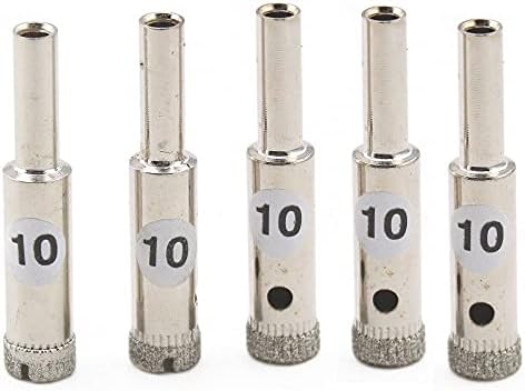 Диамантени режещи инструменти за пробиване на дупки 8-20 мм за Стъклени плочки от камък в опаковка от 5 бр. - (Диаметър на отвора: 5 бр. 8 мм)
