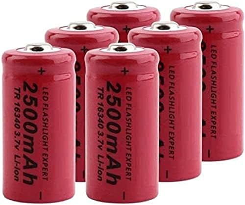 EDXN 16340 3-7 2500 mah Литиево-йонна батерия за Vl123A Dl123A 5018Lc cr123a lithium Cr17345 K123A, 8 бр.