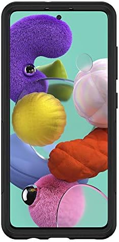 Калъф OtterBox Samsung Galaxy A51 (само 4G, не е съвместим нито с едно устройство 5G) Commuter Series Lite Case - ЧЕРЕН, тънък и здрав, удобен за джоба си, с отворен достъп до пристанищата и коло?