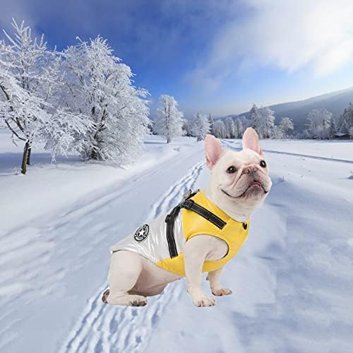 Зимни палта за кучета, Топло яке за студено време, Отразяваща Водоустойчив и Ветрозащитный Жилетка за Кучета с