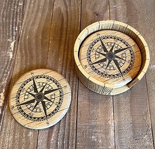 Набор на Каботажните Compass Rose за по инерция кораби - Морски Декор За плаж на брега на Океана - Украса за Селските