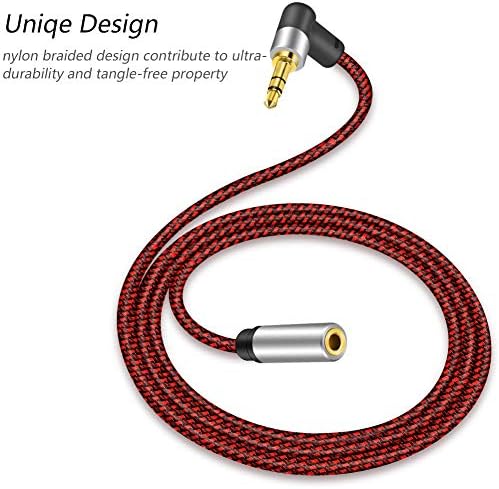 Удлинительный кабел 3.5 мм 30 метра, vefsdup Правоъгълен удължителен кабел с 3,5 мм мъж към Жена Стерео Аудио Удлинительный