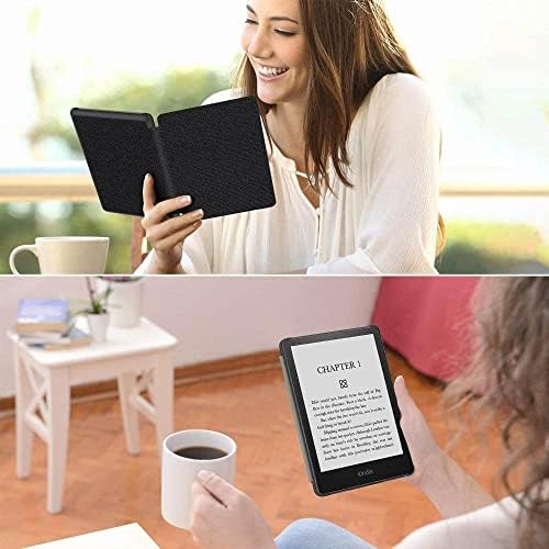 Калъф за Новия Kindle 2022, издаден Kindle C2V2L3, 6-инчов Магнитен калъф Smart Fabric с автоматично изключване,